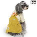 犬 服 春夏 冬 スカートつなぎ Lee 〔小型犬〕 ワンショルダー | 猫 冬服 スカート つなぎ 暖かい 女の子 ペット あったか リー lee セール 返品不可