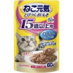 Yahoo! Yahoo!ショッピング(ヤフー ショッピング)ねこ元気 パウチ 15歳以上用 まぐろ入りかつお 60g（キャットフード ユニチャーム）