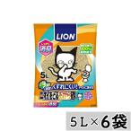 ショッピングLION 【まとめ買い】◇ライオンペット LION ニオイをとるおから砂 5L×6袋セット 猫砂 トイレ砂