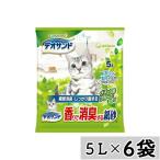 [ массовая закупка ]* Uni * очарование (unicharm)teo Sand аромат . дезодорация делать бумага песок натуральный зеленый. аромат 5L×6 пакет комплект 