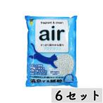 [ массовая закупка ]* super кошка air аквамарин 6.5L×6 комплект кошка песок туалетный наполнитель 