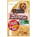◇ユニ・チャーム 愛犬元気ベストバランス国産鶏ささみパウチミニチュア・ダックスフンド用60g