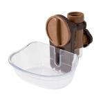 *bon Via ru темно синий la прозрачный M Brown поилка собака для клетка установка 