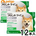 【2箱セット】犬用フロントラインプラスドッグM 10kg〜20kg 6本（6ピペット）（動物用医薬品）