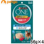 ショッピングピュリナワン ピュリナワン キャット 猫用おやつ 健康免疫サポート 免疫ケア まぐろ＆かつおペースト 56g×4個【まとめ買い】