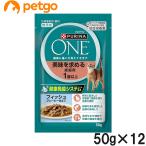 ショッピングピュリナワン ピュリナワン キャット パウチ 美味を求める成猫用 1歳以上 フィッシュグレービー仕立て 50g×12袋【まとめ買い】