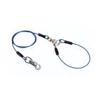 犬 しつけ用品 ペティオ Petio タフギア ワイヤーチェーン プラス 3.5mm ブルー 中型犬 ブルテリア ボーダーコリー