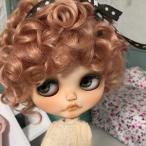 ★エンジェルモヘア　ピンクブラウン★　ブライス　ウィッグ　モヘア　ドール用　Blythe wig