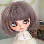 ★ウェービーボブ　ミルクココア★　ネオブライス　ウィッグ　耐熱　ドール用　Blythe wig