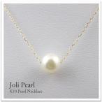 ショッピング真珠 アコヤパール ネックレス レディース　K10　6mm　Pearl　パール　一粒　真珠　シンプル　ギフト　プレゼント