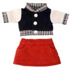  мягкая игрушка одежда 12cm юбка красный девочка надеты . изменение костюм симпатичный ptiruu4S модный ...2025 зима TB куртка BLK