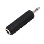 6.3mm монофонический стандарт Jack ( женский )- 3.5mm монофонический Mini штекер ( мужской ) переходник PLG-N2