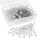 YOUOWO канцелярская кнопка прозрачный белый 6*38mm 100 штук входит канцелярская кнопка вдавлено . булавка кнопка булавка булавка шелк булавка 