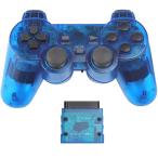 Fancyan PS2 для беспроводной контроллер DUAL SHOCK2 игра накладка сменный соответствует японский язык инструкция ( прозрачный голубой )