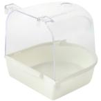 TKY вода .. контейнер bird автобус маленькая птица вода .. ванна длиннохвостый попугай документ птица клетка клетка для птиц установка маленькая птица для ( белый )