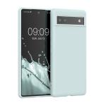 kwmobile смартфон кейс Google Pixel 6a соответствует кейс - ударопрочный предотвращение скольжения soft TPU силикон - прохладный мята 