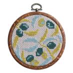 o обод Pas производства . Cross стежок комплект &amp;Botanical оливковый 7563 специальный обруч есть 