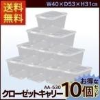 収納ケース 収納ボックス 押し入れ収納 押入れ収納 10個セット クローゼットキャリー AA-530 アイリスオーヤマ