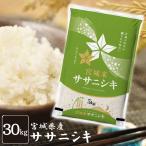 米 30kg 送料無料 令和5年 ササニシキ 一等米 宮城県産 米30kg お米 ささにしき うるち米 精白米  令和5年産 (5kg×6袋)