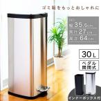 ゴミ箱 スリム おしゃれ 分別 ステンレス キッチン ごみ箱 ダストボックス 30L