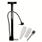 アタッチメント付き・自転車用空気入れ 黒 HAC2388 (D) 新生活