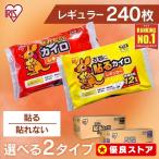 カイロ 貼るカイロ 使い捨てカイロ 貼る 貼らないカイロ 貼らない 240枚 最安値 アイリスオーヤマ レギュラー 10枚×24袋 貼れない 防寒 アイリスプラザ (D)