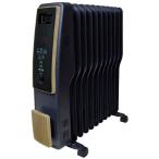 TEKNOS オイルヒーター 11枚フィン デジタル表示木目調 ナチュラルブラウン TOH-D1110NB (D)(B) 新生活