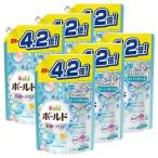 (6個セット)ボールド ジェル 爽やかフレッシュフラワーサボンの香り つめかえ 用 ウルトラジャンボサイズ 1680g P&G (D)