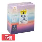 ティッシュペーパー 5個 新保湿ティシュ 絹雲BOXティシュ130組(3枚重ね)×3P  221030