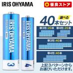 乾電池 単3 単4 セット アルカリ乾電池 単3形20本・単4形20本 単3形40本 単4形40本 BIGCAPA basic LR6Bb/20P・LR03Bb/20P アイリスオーヤマ メール便