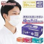 ショッピング不織布マスク マスク 不織布 アイリスオーヤマ 不織布マスク 使い捨て 個包装 花粉 小さめ 子供用 学童 ふつう ゆったり大きめ プリーツマスク 40枚入 PK-NV40 新生活