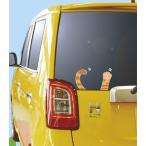 猫の手しっぽステッカー サバトラ 茶トラ 三毛 シロ クロ シロクロ 耐水 UVカット