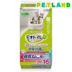 デオトイレ 複数ねこ用 消臭・抗菌シート ナチュラルガーデンの香り ( 16枚入 )/ デオトイレ取替シート