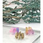 ブローチ氷柱水晶ブローチ水晶氷柱ク...