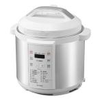 アイリスオーヤマ 電気圧力鍋 6.0L ホワイト PC-EMA6-W　保温機能付き 予約タイマー 無水調理 低温調理 大容量 本格料理 送料無料(一部地域除く)