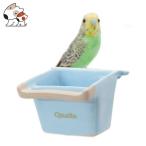 isibasi Qualis керамика. посуда 350*465 голубой птица корм тарелка 