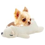 マルカン 接触冷感マリンピロー シロクマ ペット用品 犬 グッズ 冷感 接触 クール 夏用 ぬいぐるみ 白くま しろくま マット 犬用 マリンピロー