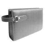 [Dom Teporna] セカンドバッグ メンズ 本革 牛革 バイナルレザー ストラップ 付属 スマート コンパクト クラッチバッグ 収納 ビジネス