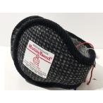 アベレージ average Ear Muffler “HARRIS TWEED” BLK/GRYチェック柄 バックアーム マフラー 耳あて ハリスツイード イヤマフ ギフト 日本製