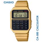 国内正規保証 CASIO “STANDARD” CA-500WEG-1AJF ゴールド カリキュレーター 電卓機能搭載 チープカシオ 計算機 国内正規品