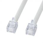  экология телефон кабель ( обычный * белый *1m) TEL-EN-1N2