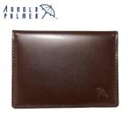 Arnold Palmer Arnold Palmer телячья кожа 2 поверхность чехол для пропуска 4AP3490BN- Brown 