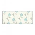  георгина eko - короткие занавески голубой QS-263-08