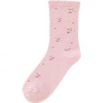  уход мода пара шея свободно имя. мочь написать рисунок носки ( женщина ) розовый 22~24cm 0185001
