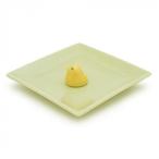  Япония .. керамика . тарелка &hi ширина ..( mint green ) 97528