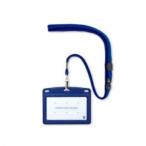  открытый промышленность подвешивание ниже название . leather style ширина визитная карточка 1 листов синий N-123P-BU