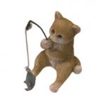  friend Lee эмблема . рыба рыбалка кошка Brown 4009465-02