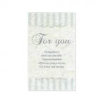 ka The rosola бумага сообщение карта визитная карточка FOR YOU голубой 36P101P0102