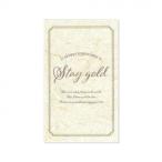 ka The rosola бумага сообщение карта визитная карточка STAY GOLD бежевый 36P101P0103