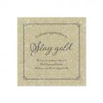 ka The rosola бумага сообщение карта 80 угол STAY GOLD бежевый 36P101P0203